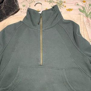 Lululemon scuba oversized funnel neck half zip
